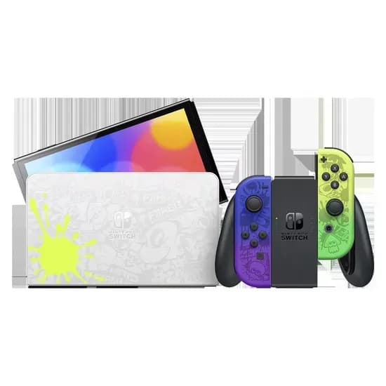Console Nintendo Switch Oled Splatoon 3 64GB - Azul Verde Neon