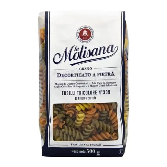 Macarrão Fusilli Tricolore Numero 309 Pacote 500G La Molisana