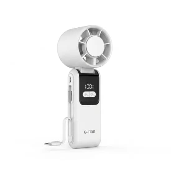 Mini Ventilador G-Tide FHO2 5V Recarregável - White