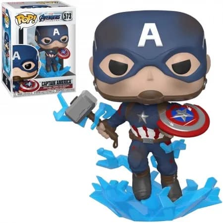 Funko Pop Marvel Avengers Endgame Captain America W/Mjolnir 573