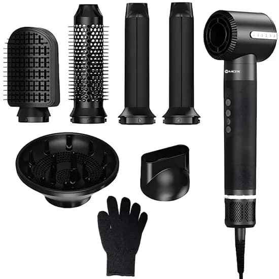 Secador de Cabelo Mox MO-PH71 7 Em 1 37 Watts Bivolt - Preto