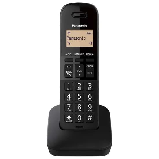 Telefone Sem Fio Panasonic KX-TGB310LAB - 1 Base - 110V - Preto
