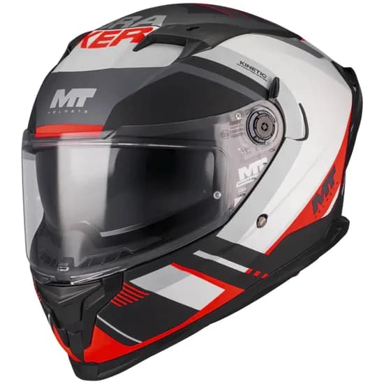 Capacete MT Helmets Braker SV Inception B5 - Fechado - Tamanho M - com Óculos Interno - Matt