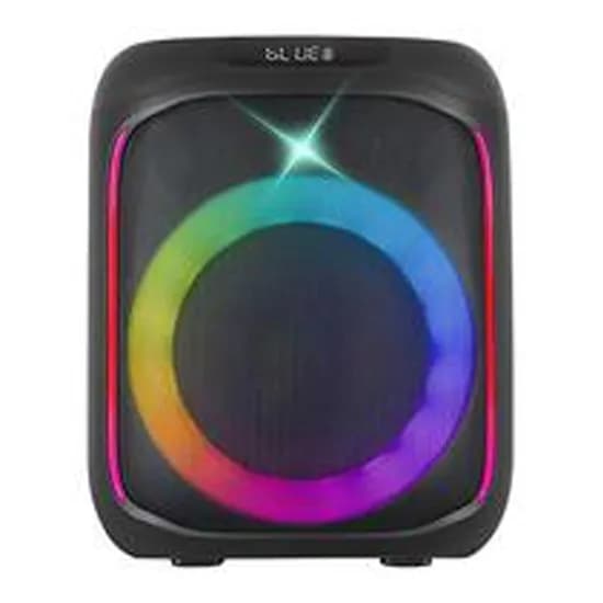 Speaker KOLAV-LJ601 LED 20W Bluetooth/ USB/ SD/ FM/ Aux/ Microfone - Black
