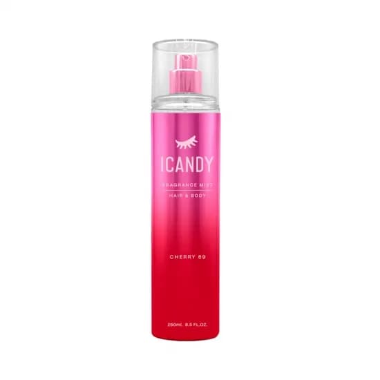 Body Splash para Corpo e Cabelo Icandy Cherry 69 250ML