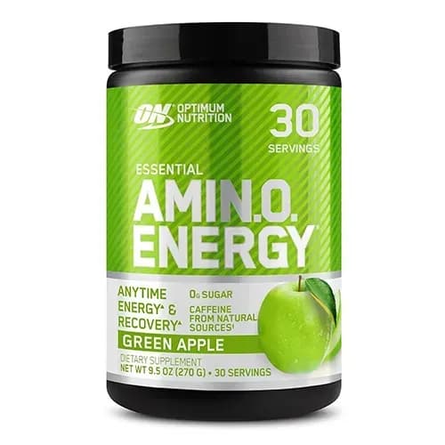 Suplemento Optimum Nutrition Amino Energy Green Apple 30 Cápsulas