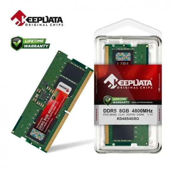 Memóriaória para Notebook DDR5 8GB 4800MHZ Keepdata KD48S40/8G
