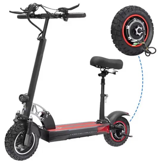 Scooter Fest c/ Banco - 500W 10" Cor:Red