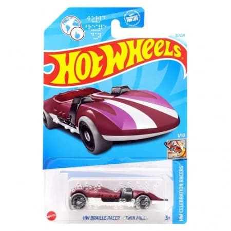 Car Hot Wheels HW Braille Racer Twin Mill HRY95 L-2593