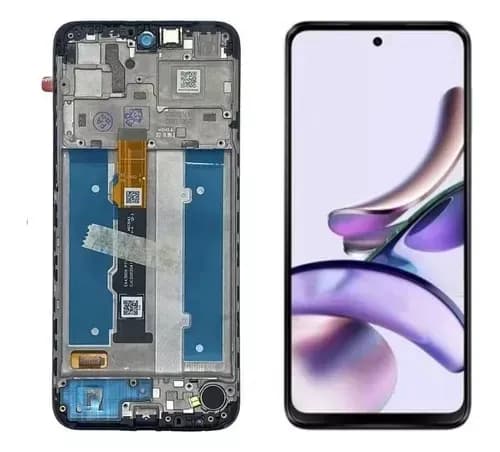 Display Motorola G13/G23 Con Aro, Original Vezr