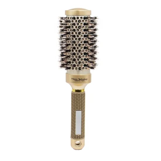 Escova de Cabelo Redonda Nano Technology-Ceramic+Ionic - 045 - Marrom