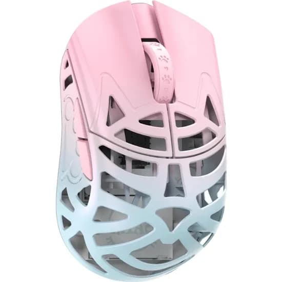 Mouse Gamer Wlmouse Beast Miao Magnesium 8K Sem Fio - Azul/Rosa