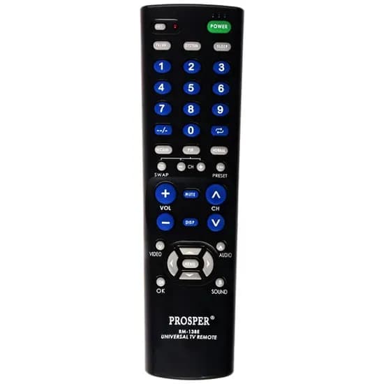 Controle Remoto para TV Universal Prosper RM-138E - Preto