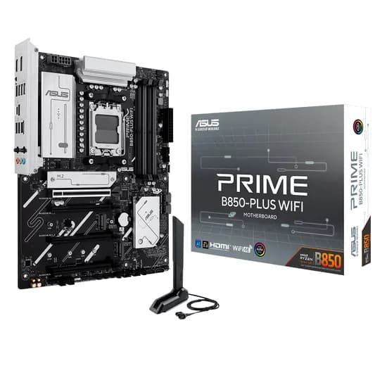 Placa Mãe Asus Prime B850-Plus Wifi Socket AM5 Chipset Intel B850 DDR5 ATX