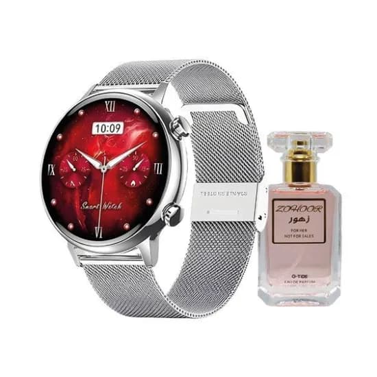 Smartwatch Romance Gtide Silver com Zohoor