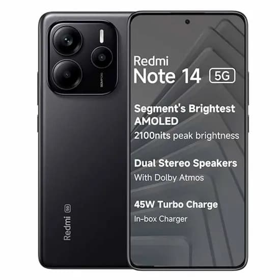 Celular Xiaomi Note 14 8/256GB 5G Preto