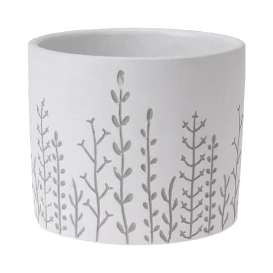 Maceta de Cerámica KPM 038286 14 X 12 CM Blanco Surtido