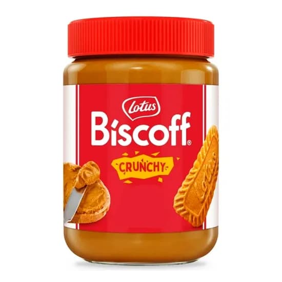 Pasta de Biscoito Lotus Biscoff Speculoos Crocante Pote 380G