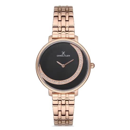Relógio Analógico Feminino Daniel Klein DK.1.12759-2 Premium Ladies / Pulseira de Aço Inoxidável - Rose Gold