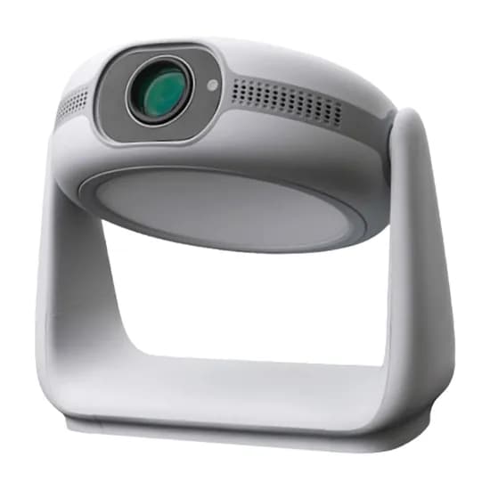 Projetor Abc A3024 / 4K / 1080P / com Bateria / Controle Remoto / Bluetooth / HDMI / USB / Wifi / Android 11 - Cinza