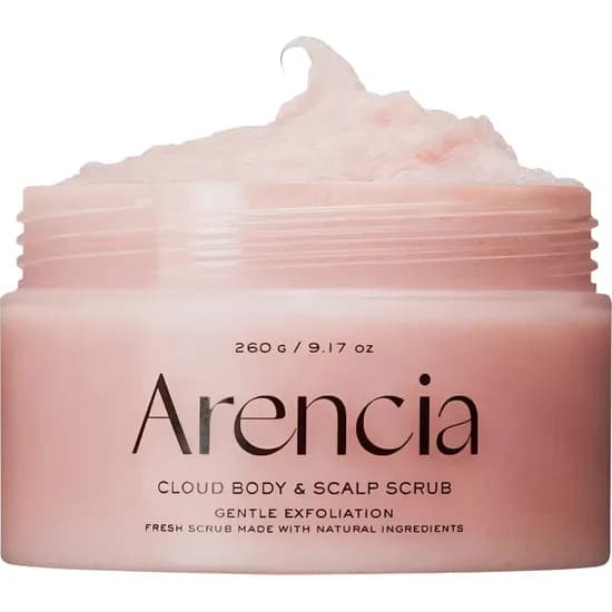 Esfoliante Corporal e Capilar de Sal Marinha Arencia Fresh Cloud Body & Scalp Scrub - Lavanda & Pêra 260G