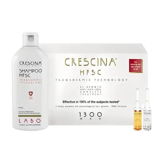Crescina Anticaida Cab. 1300 Man c/10+10+Shampoo