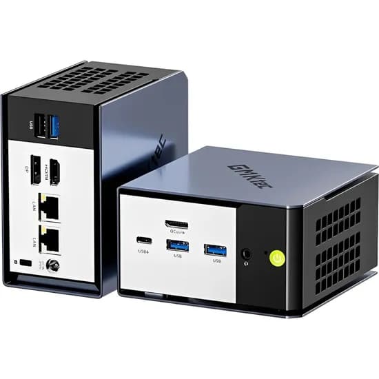 Mini PC Gmktec Nucbox K16 AMD Ryzen 7 7735HS 32 GB LPDDR5 512 GB SSD - Cinza/Preto