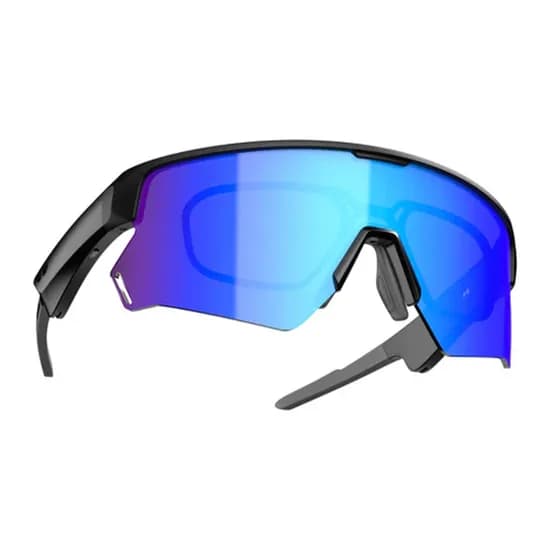 Oculos de Sol Blackview D2 Smart Glasses Inteligente / UV400 / Bluetooth / Recarregavel - Ice Blue
