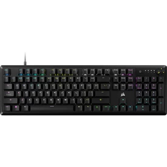Teclado Gamer Mecânico Corsair K70 Core RGB USB-A Switch Red - Preto
