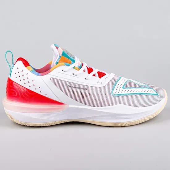Calzado Deportivo Femenino Peak Taichi Big Triangle 3 White Red
