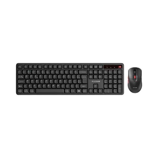Kit Mouse Y Teclado Luxor LX-TM2916 Black