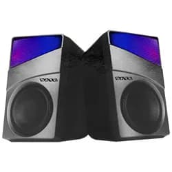 Caixa de Som Satellite AS-91001 Gaming RGB / USB / 3.5MM - Preto / Cinza