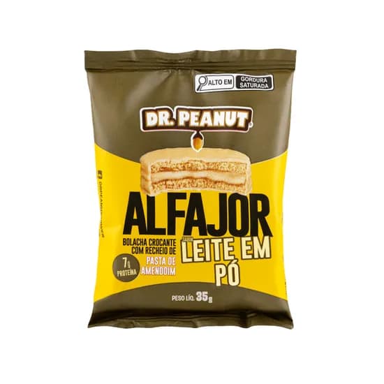 DR Peanut Alfajor Sabor Leite Em Pó 35G