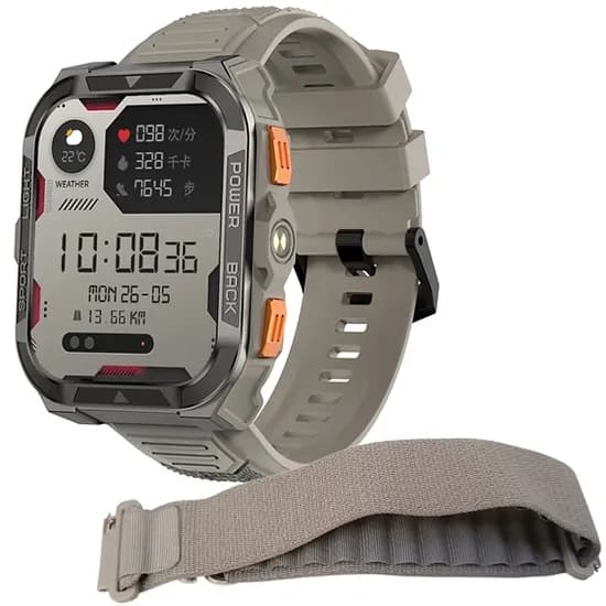 Relógio Blackview W80 Pro com GPS/Bluetooth - Khaki