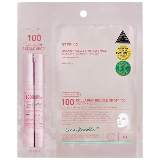 Máscara Facial VT Cosmetics Collagen Reedle Shot 100 2-Step