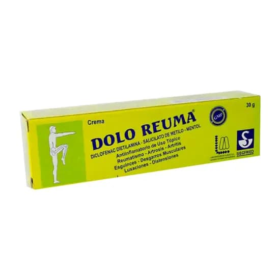 Siegfried Medicamentos Dolo Reuma Crema 30G Carton Amarillo