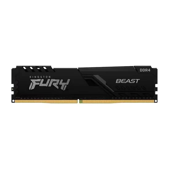 Memória Ram Kingston Fury Beast 8GB DDR4 3200MHZ - Preto KF432C16BB/8