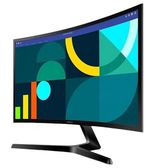 Monitor Samsung LED LS24D366GAN Full HD 24" Curvo