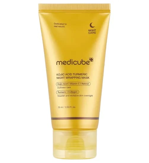 e. Medicube Kojic Acid Turmeric Night Wrap Mask 75ML