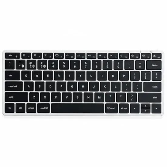 Teclado Satechi Bluetooth ST-BTSX1S X1 Slim Em Inglês - Prata
