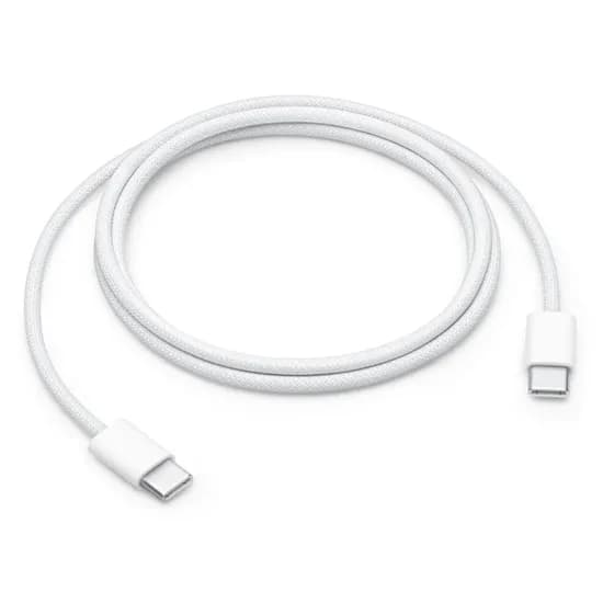 Cabo Apple MW493ZE/A Original USB-C para USB-C 60W 1 Metro - Branco
