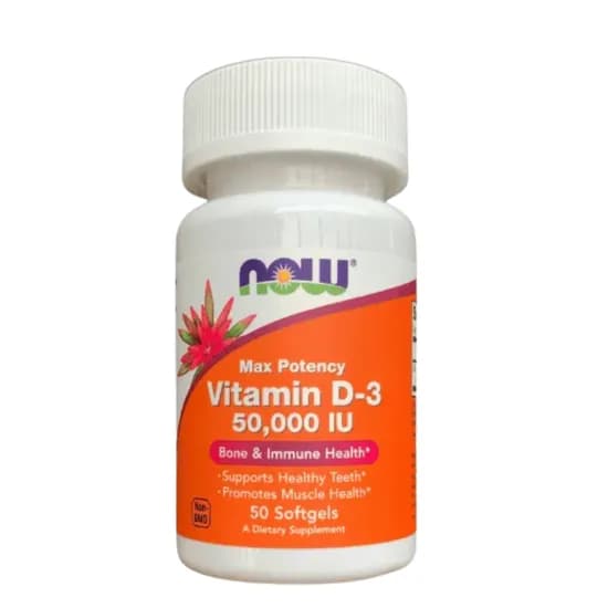 Now Vitamina D3 50000 Ui 50 Caps