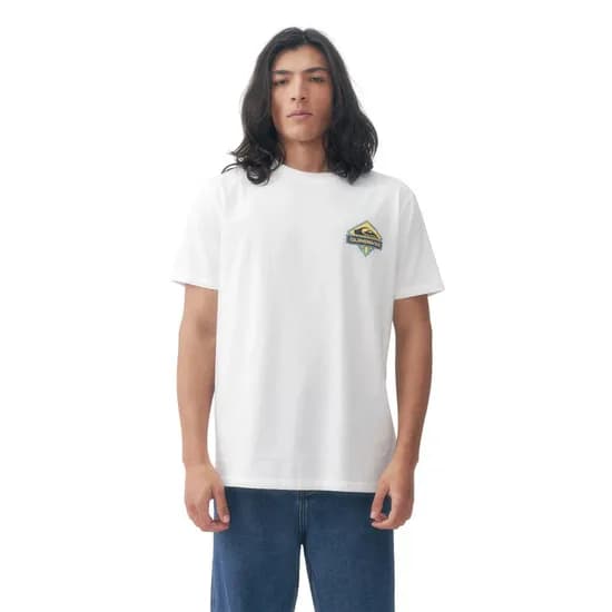 Remera Quiksilver Crystal Jet Blanco