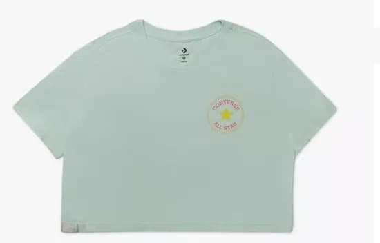 Remera Converse All Star Croped Go To Calm Green AP01H2322-004