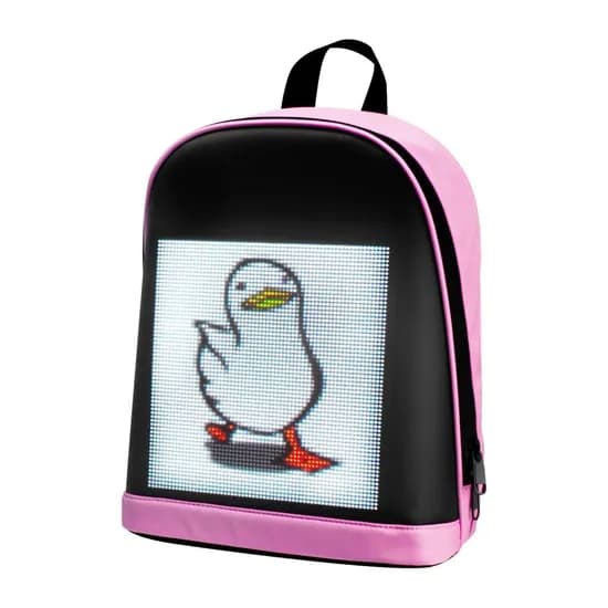 Mochila Sate LED A-KP6096 Preto/Rosa Satellite para Notebook e Acessórios