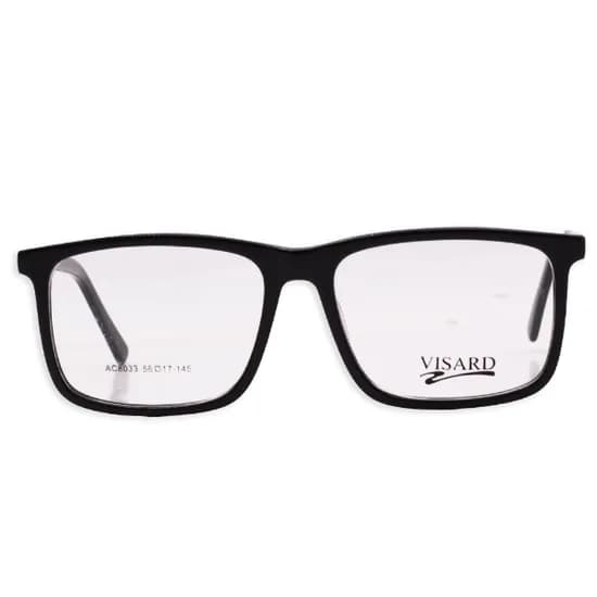 Armação para Óculos de Grau RX Visard AC8033 56-17-145 C1 - Preto/Prata