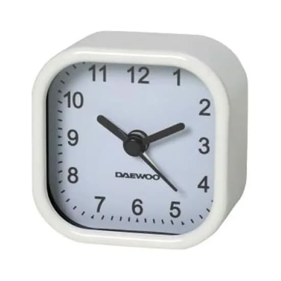 Relógio com Alarme Daewoo International DCA-01W - Branco