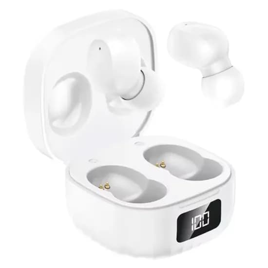 Fone de Ouvido Sem Fio FTX E27-WH com Bluetooth 6.0 / Microfone / IPX4 - Branco