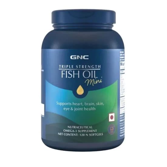 GNC Fish Oil Mini 120 Cápsulas