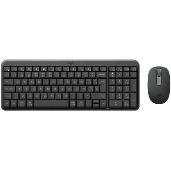 Kit Teclado + Mouse Sem Fio Logitech MK250 - Grafite (920-013513)